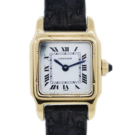 cartier panthere leather strap|vintage Cartier watch leather strap.